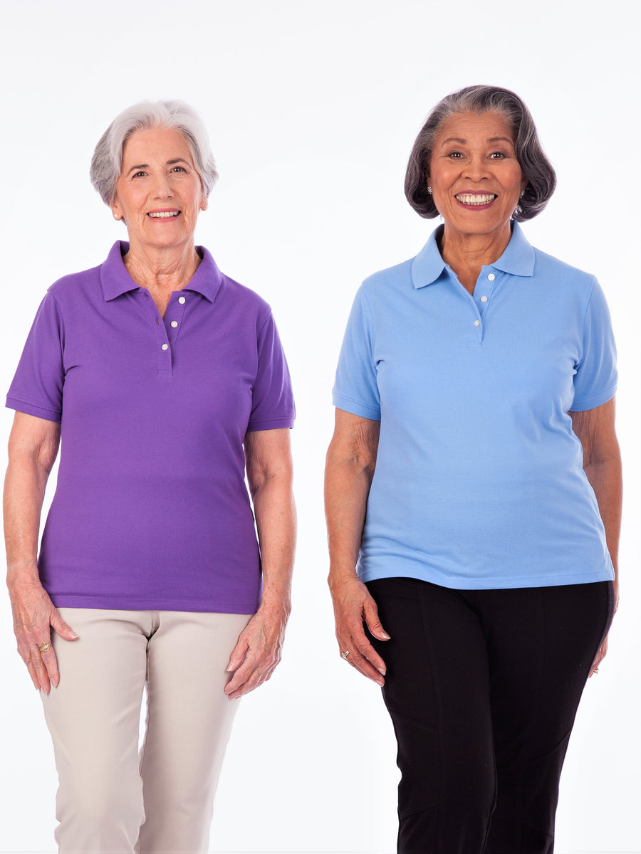 Women's short sleeve polo shirt