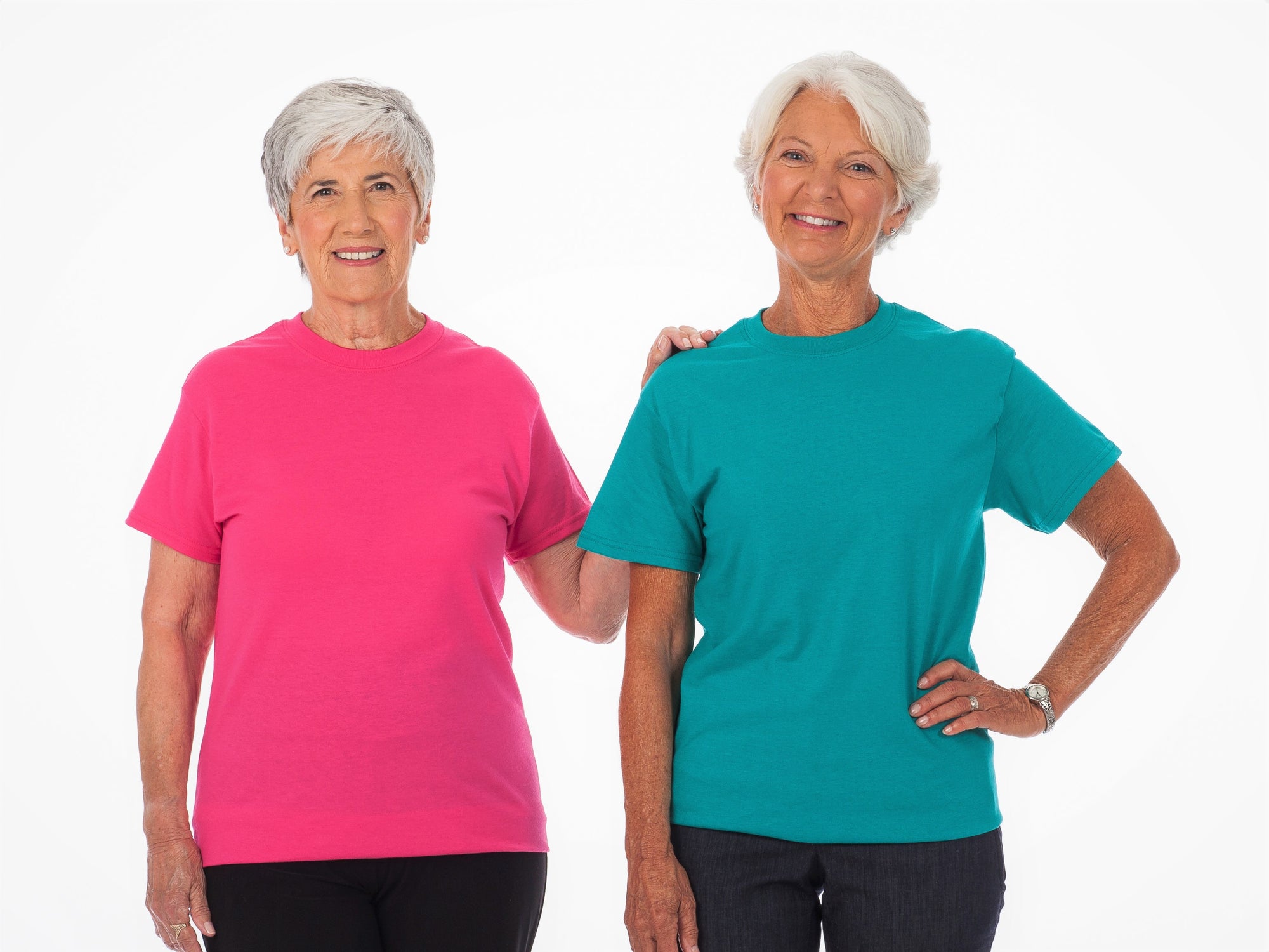 women's basic short sleeve knit tee shirt