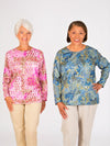 Women's long sleeve blouse, wrinkle resistant polyester
