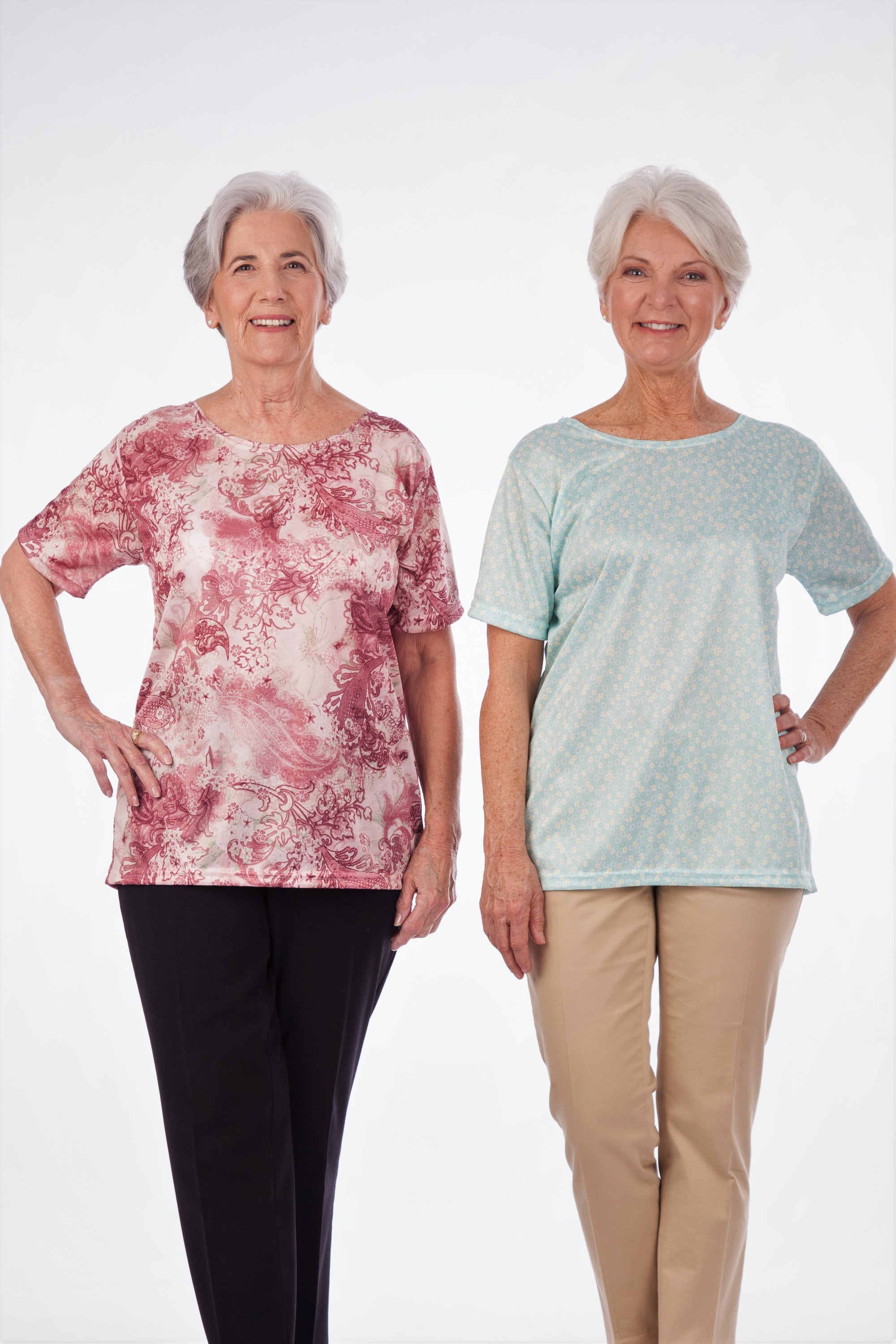 Short Sleeve Polyester ladies blouse