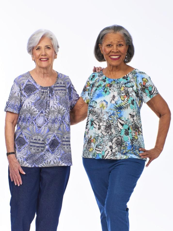 Ladies Short Sleeve Printed Tees