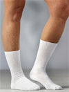 white cotton ankle socks