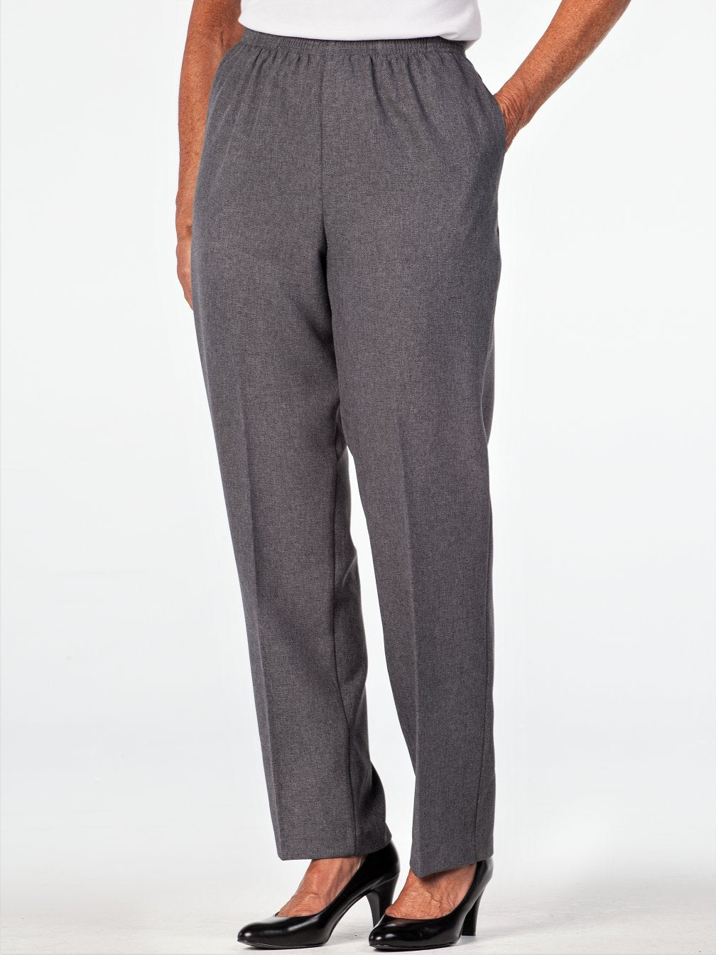Haite Women Dress Lounge Pants Business Elastic Waist Casual Stretch Work Trousers  Slacks with 4 Pockets  Walmartcom