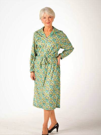 Long Sleeve Front Zip Dress - S - Adaptive Long Sleeve Front Zip Dress - S - Adaptive